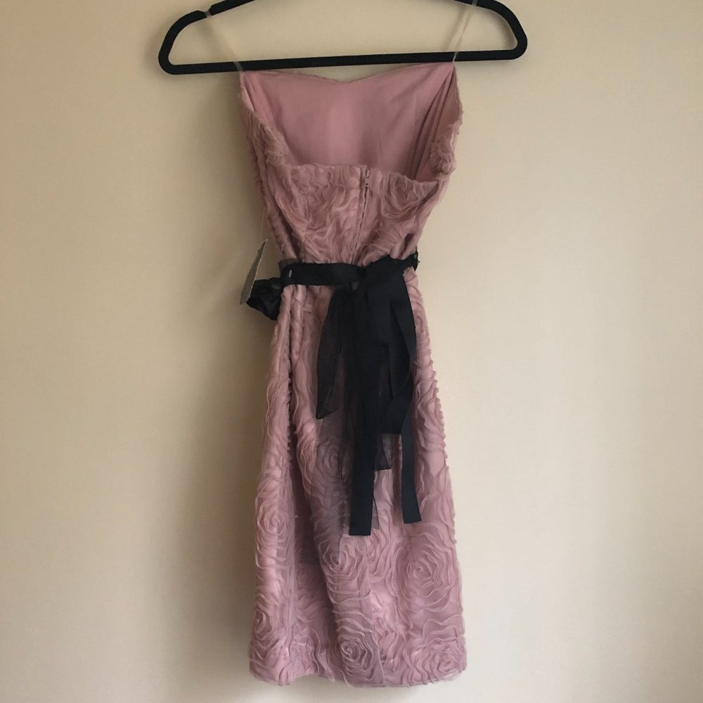 Teeze Me Blush Rose Textured Strapless Mini Dress NWT | 9 - Picture 6 of 15